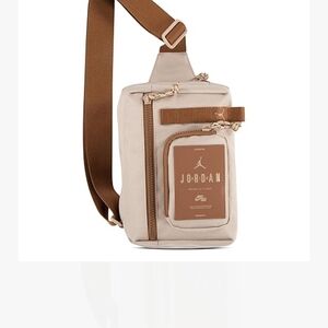 NIKE AIR Jordan Air Tan JUMPMAN and Brown Men's Bag Crossbody Sling